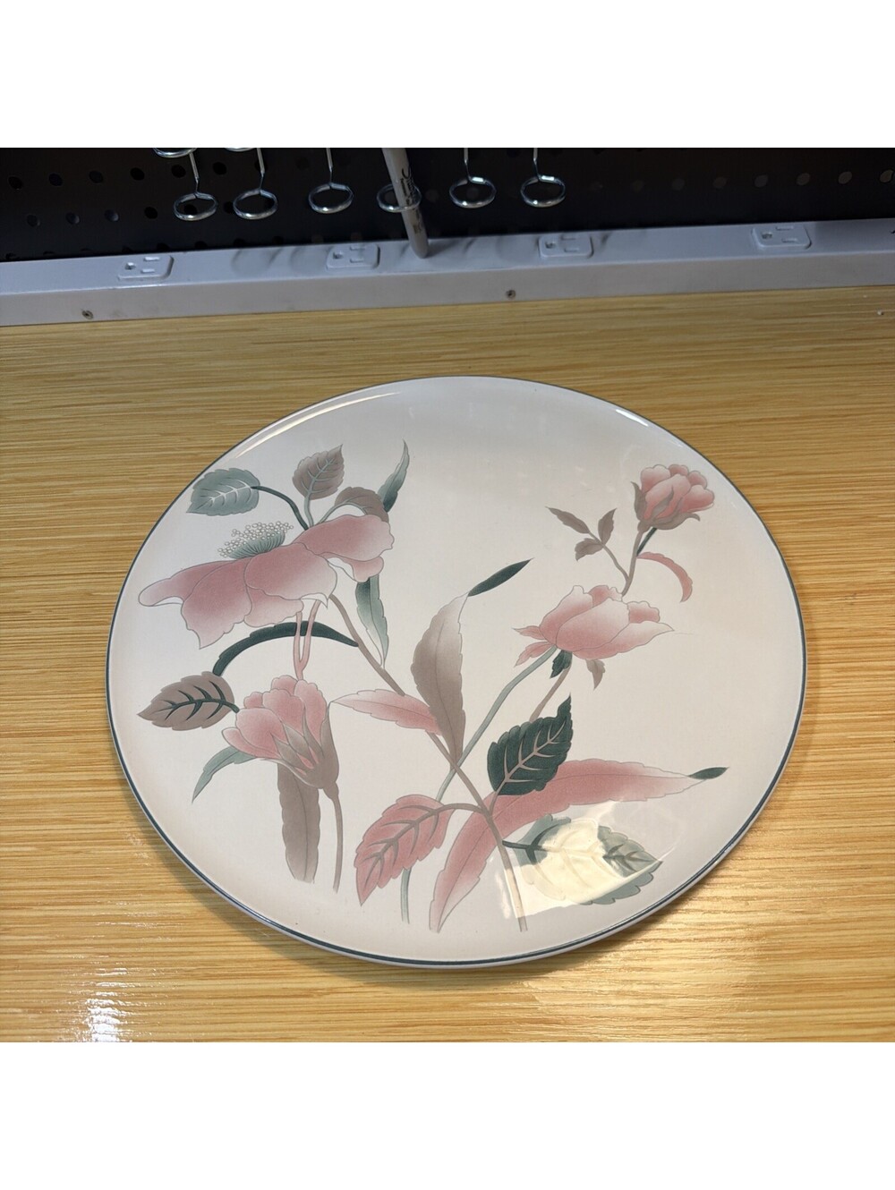 Mikasa Continental Silk Flowers F3003 Large Round Serving Plate/Platter 14 1/4"*